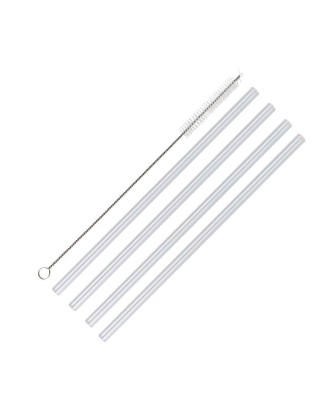 Set 4 paie drepte din sticla si perie de curatat -CILIO